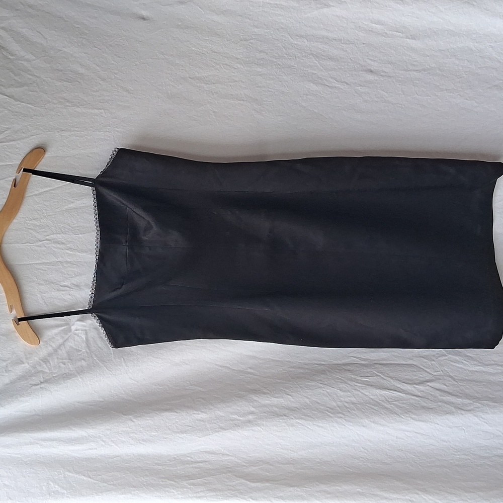 BCBGMaxAzria Elegant Black Slip Dress Size 2